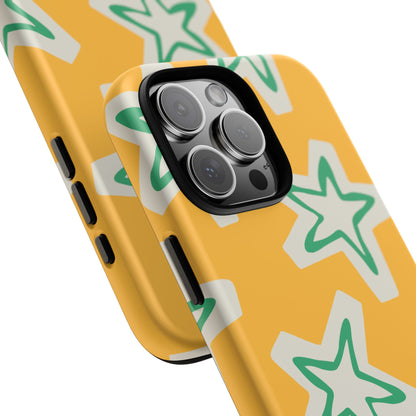 Retro Star Pattern Phone Case | Tough Cases, Colorful Cover for Phones, Phone Accessories, Gift for Her, Trendy Cases