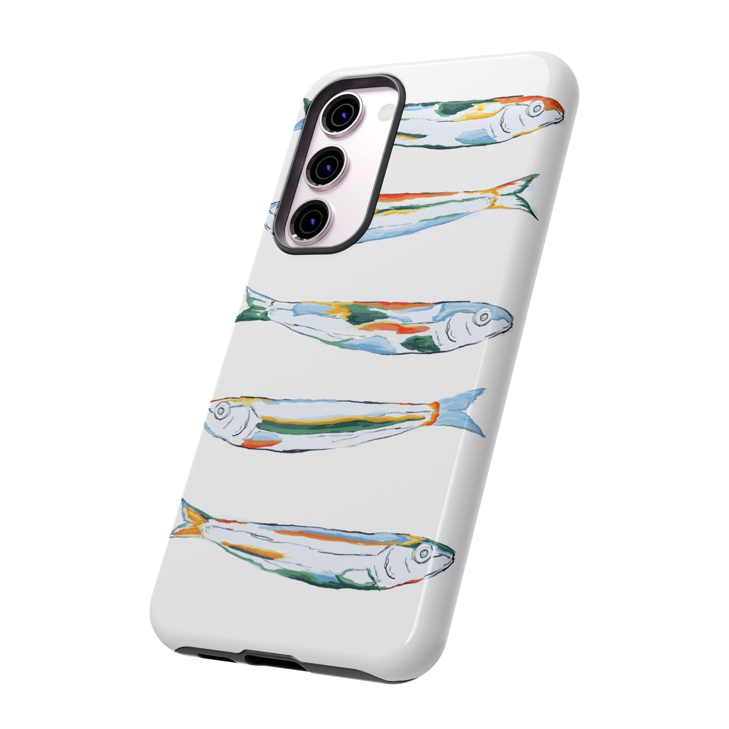 Tough Cases – Artistic Fish Design Phone Case, Unique Gift for Aquatic Lovers, Perfect for Birthdays, Holidays, and Everyday Use, Quirky Cases, Fun Phone Cases