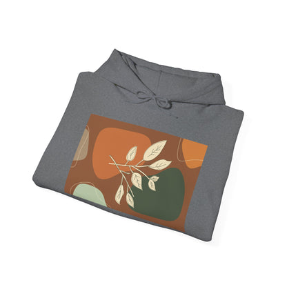 Botanical Design Unisex Hoodie, Cozy Sweatshirt for Nature Lovers, Gift for Friends, Autumn Fashion, Comfortable Casual Wear