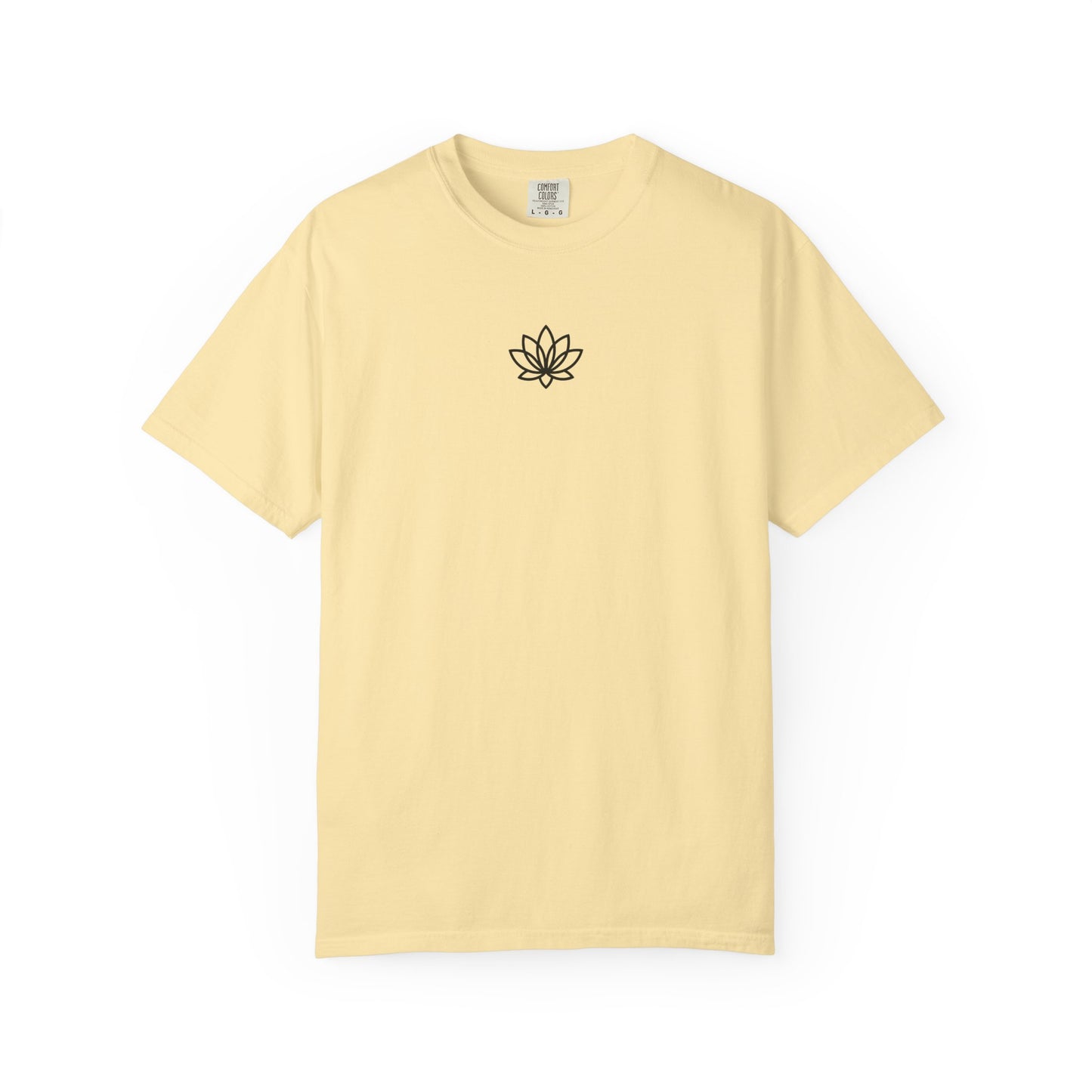 Lotus Bloom Unisex T-shirt, Soft Cotton Tee, Spiritual Gift, Meditation Wear, Casual Daily Outfit, Nature Lover Apparel