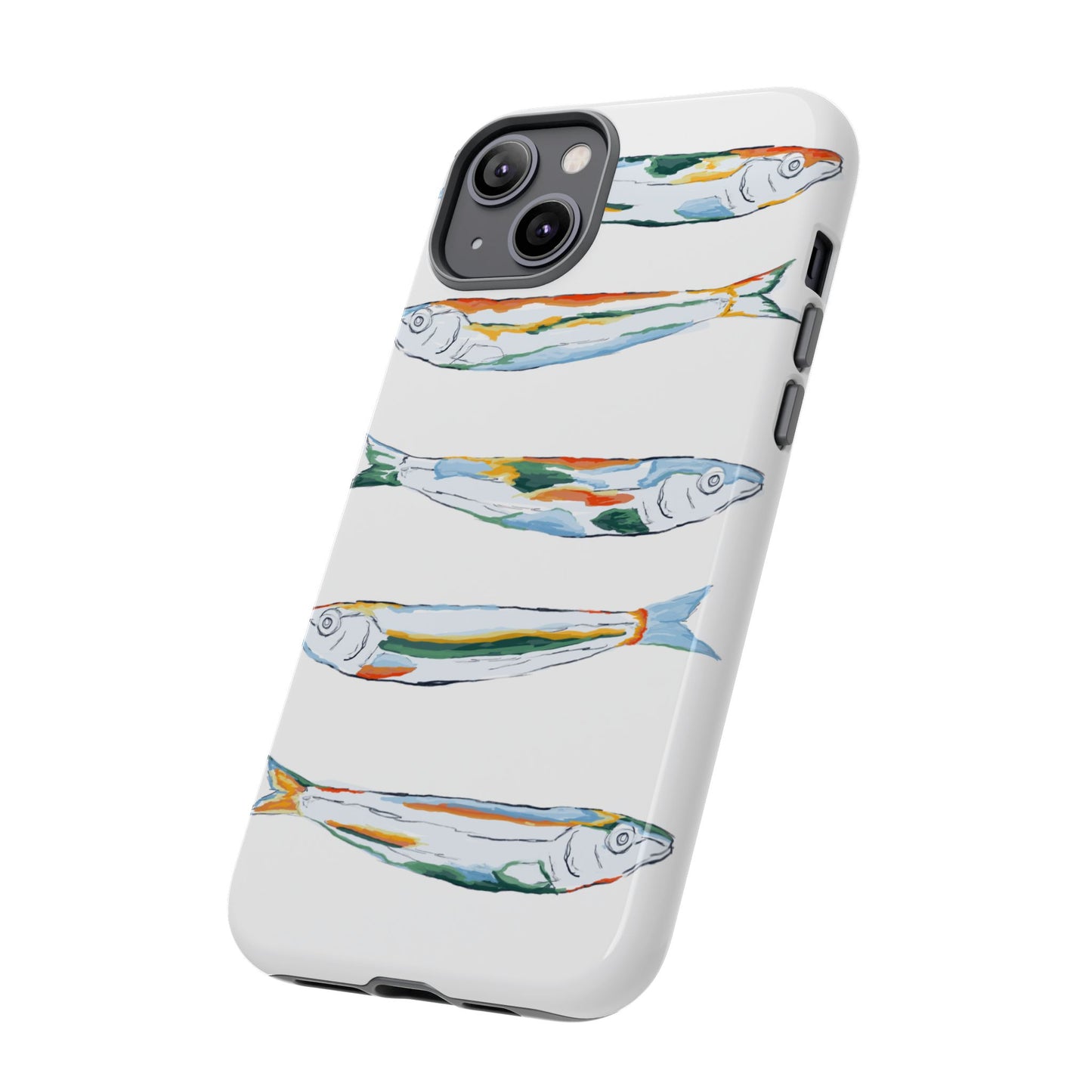 Tough Cases – Artistic Fish Design Phone Case, Unique Gift for Aquatic Lovers, Perfect for Birthdays, Holidays, and Everyday Use, Quirky Cases, Fun Phone Cases