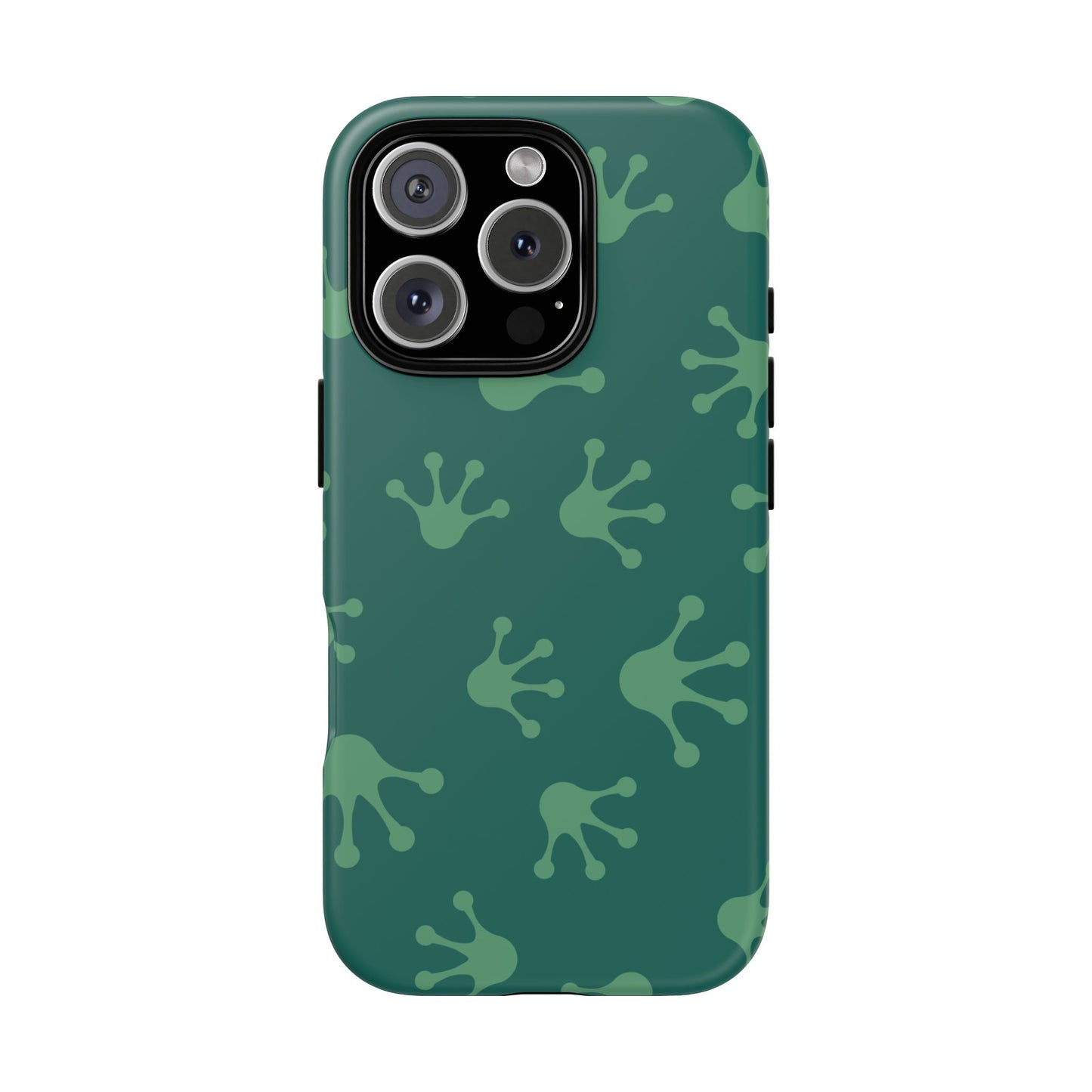Frog Print Phone Case, Nature Lover Gift, Eco-Friendly Cover, Fun Green Design, Unique Frog Accessories