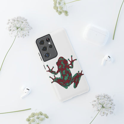 Frog Phone Case, Tough Cases, Eco-Friendly Phone Accessories, Unique Gifts for Nature Lovers, Cute Frog Design