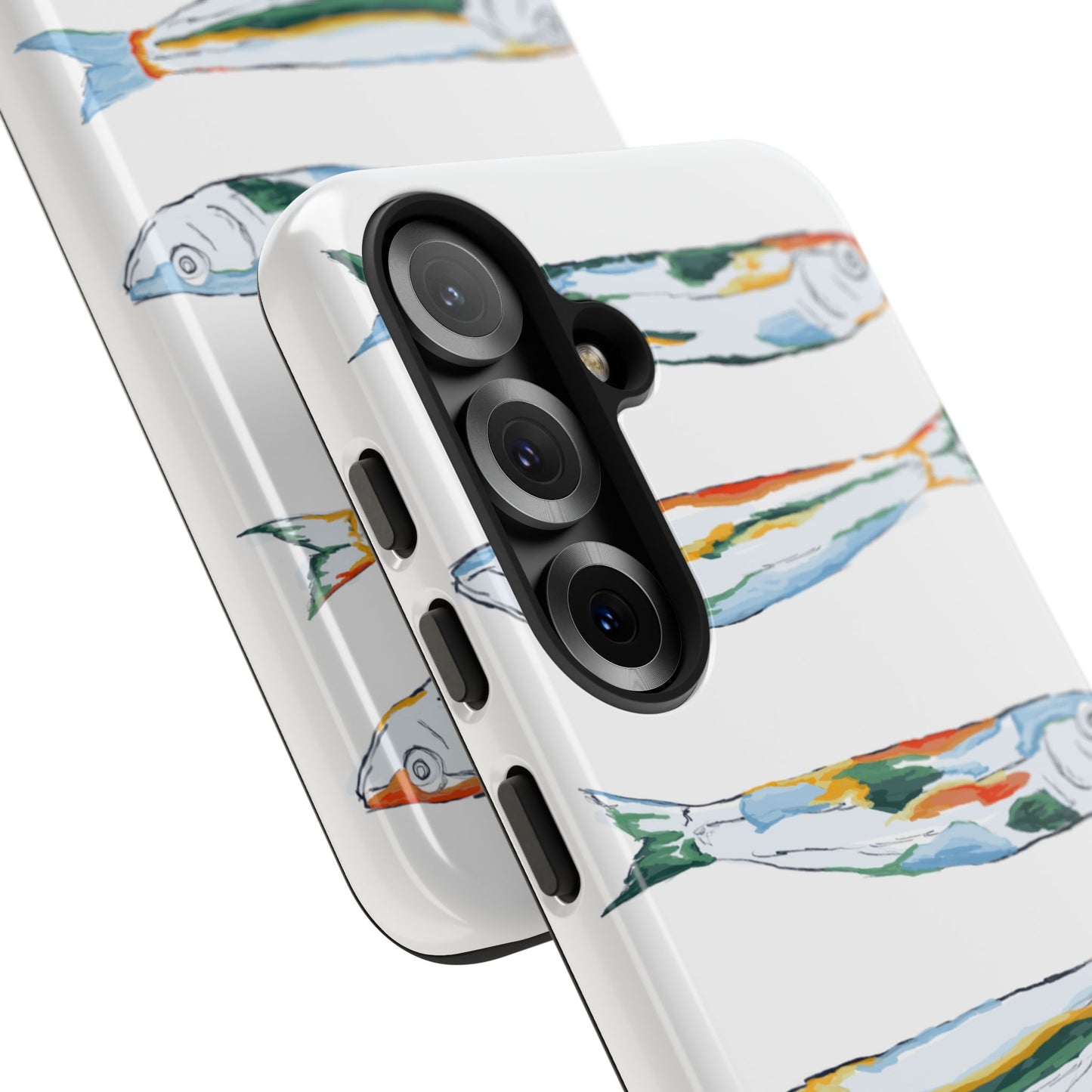 Tough Cases – Artistic Fish Design Phone Case, Unique Gift for Aquatic Lovers, Perfect for Birthdays, Holidays, and Everyday Use, Quirky Cases, Fun Phone Cases