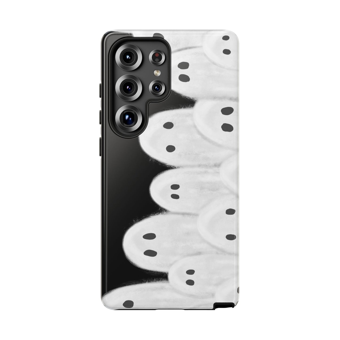 Painted Ghosts Phone Case | Ghostly Tough Phone Case for Spooky Style, Halloween Gift, Phone Cover, Ghost Theme, Unique Accessory, Spooky Season, Viral Painted Ghosts Inspired Design