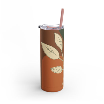 Autumn Leaves Tumbler, Fall Travel Mug, Eco-Friendly Drinkware, Perfect for Gifts, Seasonal Decor, 20oz Skinny Cup