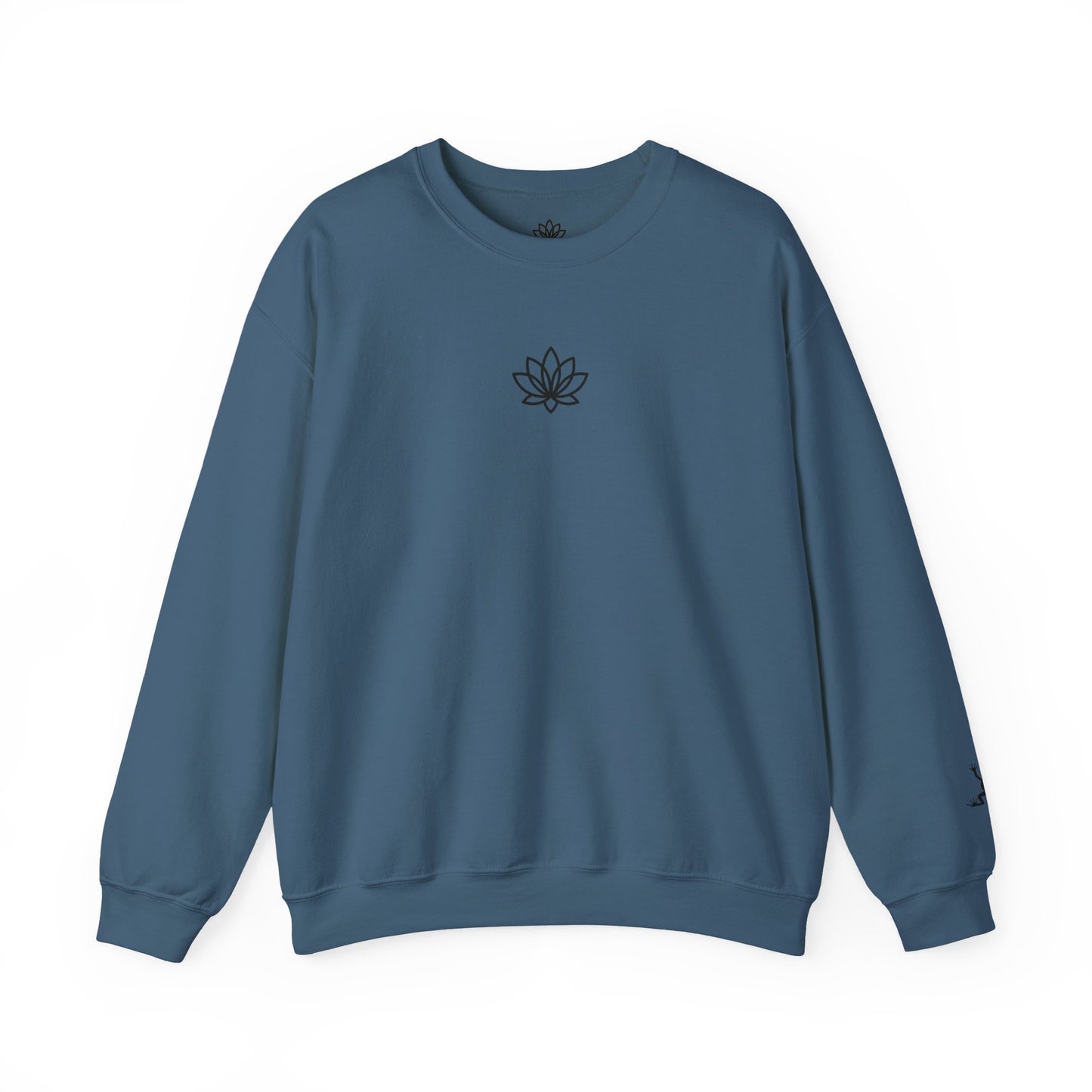 Lotus Flower Unisex Crewneck Sweatshirt, Cozy Sweatshirt, Flower Sweatshirt, Gift for Her, Casual Wear, Spring Fashion