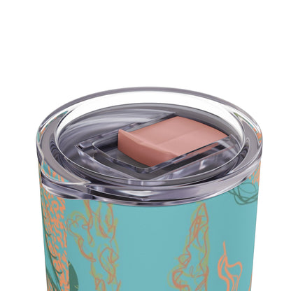 Vibrant Skinny Tumbler, Colorful Drinkware, Reusable Travel Mug, Eco-friendly Gift, Summer Hydration Cup, Stylish Beverage Container