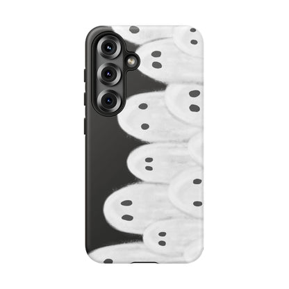 Painted Ghosts Phone Case | Ghostly Tough Phone Case for Spooky Style, Halloween Gift, Phone Cover, Ghost Theme, Unique Accessory, Spooky Season, Viral Painted Ghosts Inspired Design