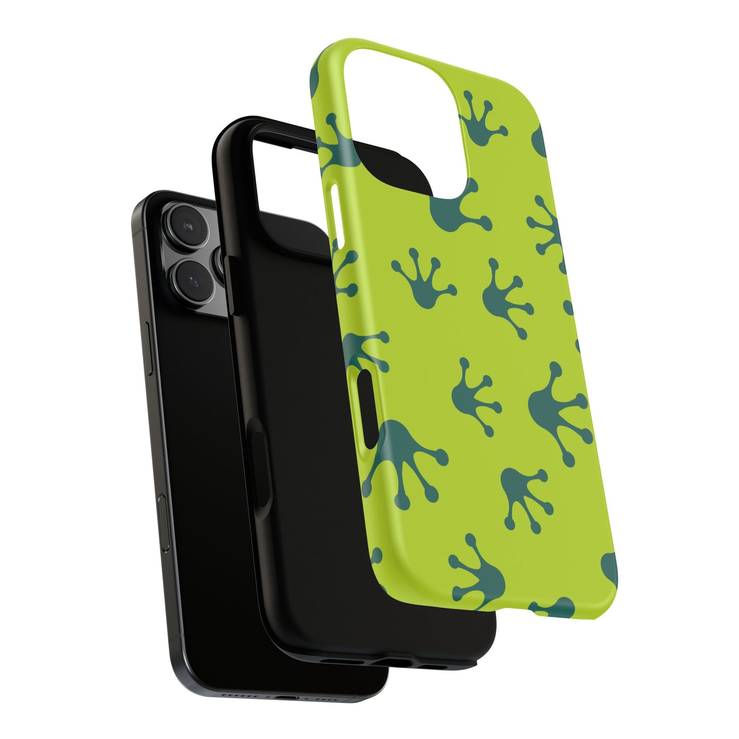 Frog Pattern Phone Case, Fun and Colorful Phone Cover, Durable Phone Protection, Gifts for Nature Lovers, Unique Accessory