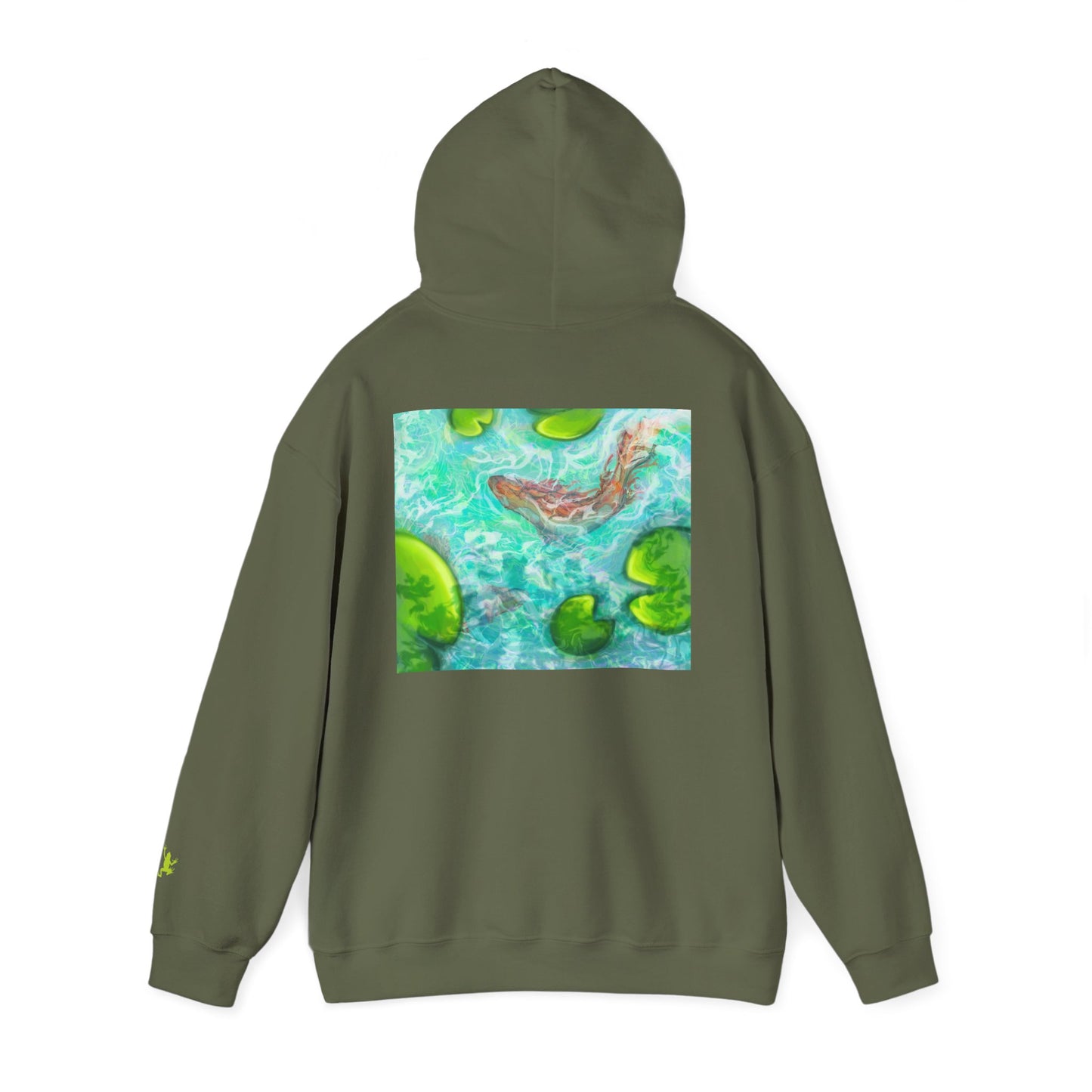 Nature-Inspired Unisex Hooded Sweatshirt, Comfortable Pullover, Casual Clothing, Eco-Friendly Gift, Chill Vibe Hoodie, Relaxing Outfit