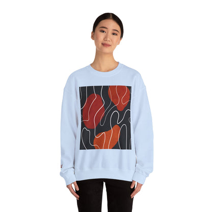 Abstract Modern Crewneck Sweatshirt, Cozy Casual Wear, Gift for Art Lovers, Stylish Layering, Perfect for Fall/Winter, Unique Graphic [...]