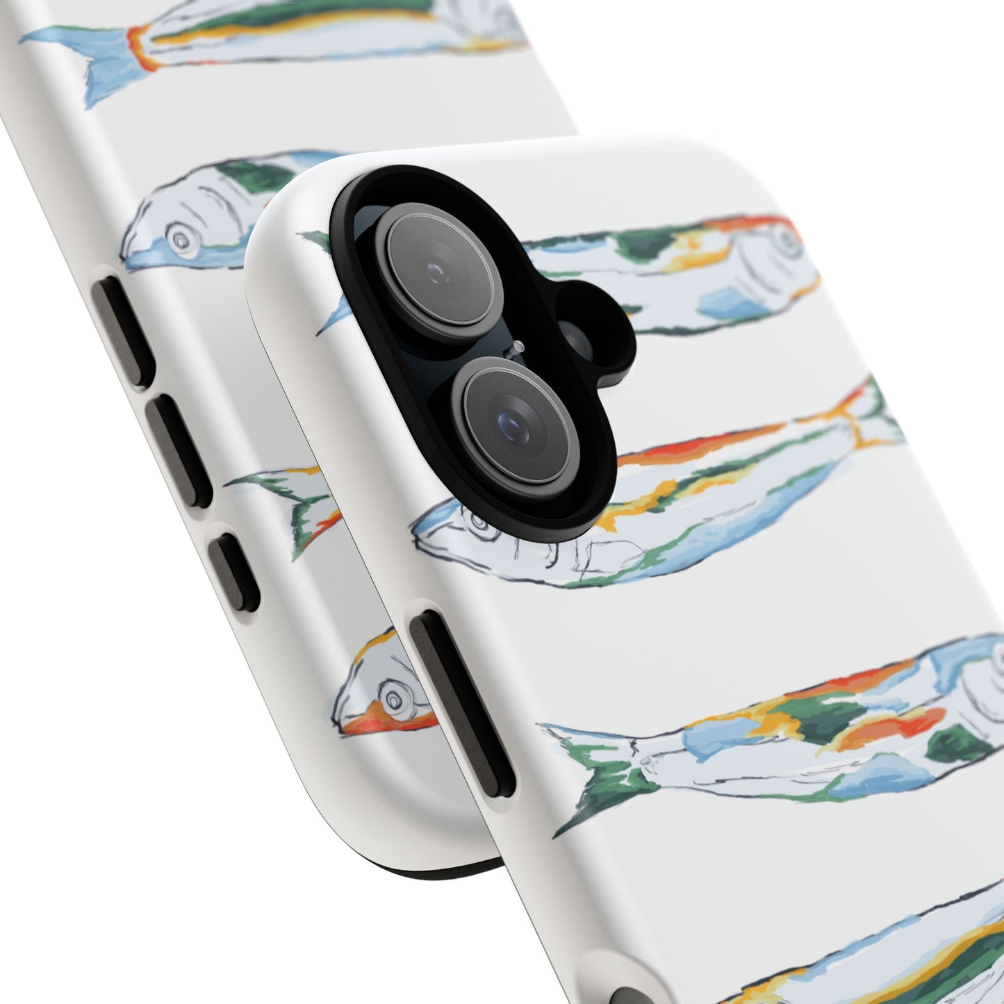Tough Cases – Artistic Fish Design Phone Case, Unique Gift for Aquatic Lovers, Perfect for Birthdays, Holidays, and Everyday Use, Quirky Cases, Fun Phone Cases