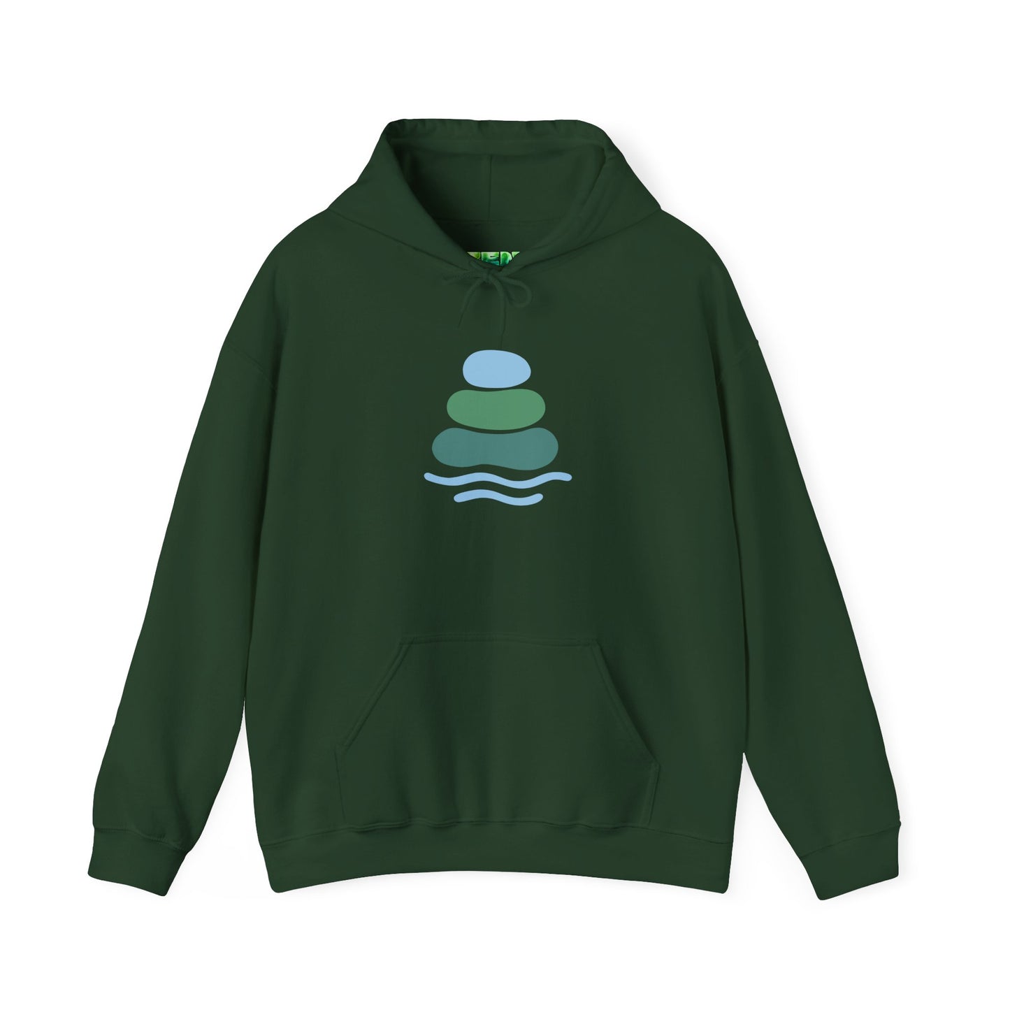Zen-Inspired Unisex Hooded Sweatshirt, Relaxing Sweatshirt, Comfortable Hoodie, Gift for Meditation Lovers, Cozy Outerwear for All Occasions