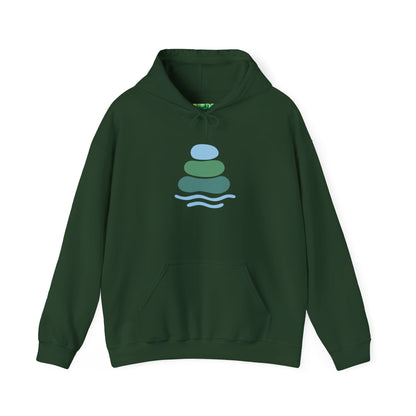 Zen-Inspired Unisex Hooded Sweatshirt, Relaxing Sweatshirt, Comfortable Hoodie, Gift for Meditation Lovers, Cozy Outerwear for All Occasions