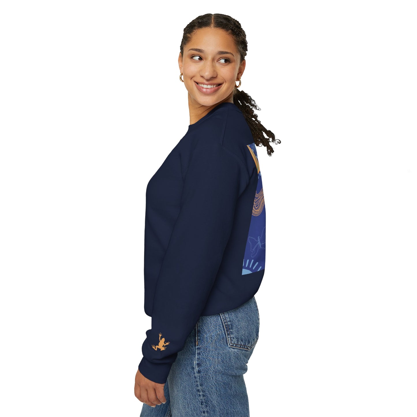 Vibrant Unisex Crewneck Sweatshirt, Cozy Sweatshirt for All Seasons, Casual Wear, Art-Inspired Gift, Spring Fashion, Unisex Apparel
