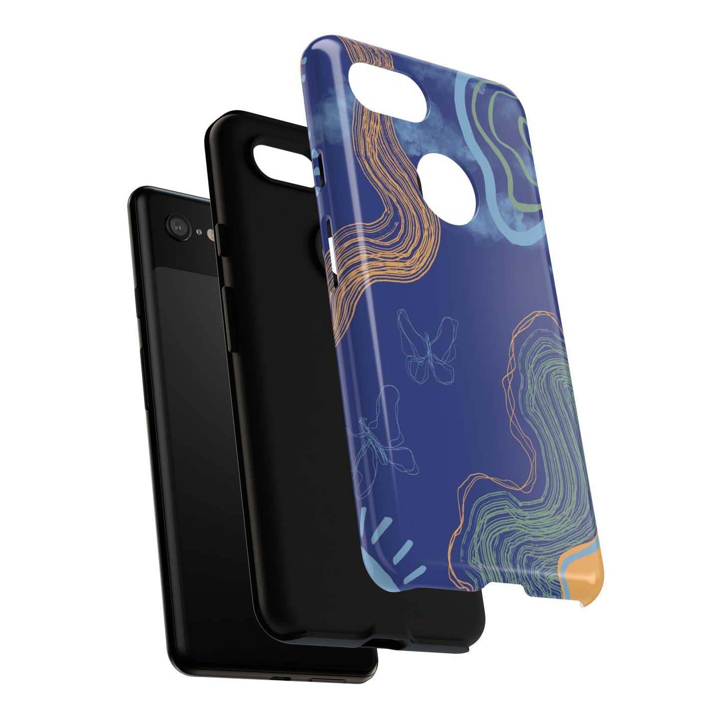 Artistic Phone Case, Abstract Phone Cover, Gift for Her, Modern Design, Boho Phone Case, Unique Phone Accessories