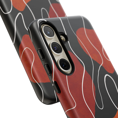 Stylish Phone Case with Abstract Design, Tough Cases for Modern Life, Trendy Phone Accessory, Unique Gift Idea, Holiday Present
