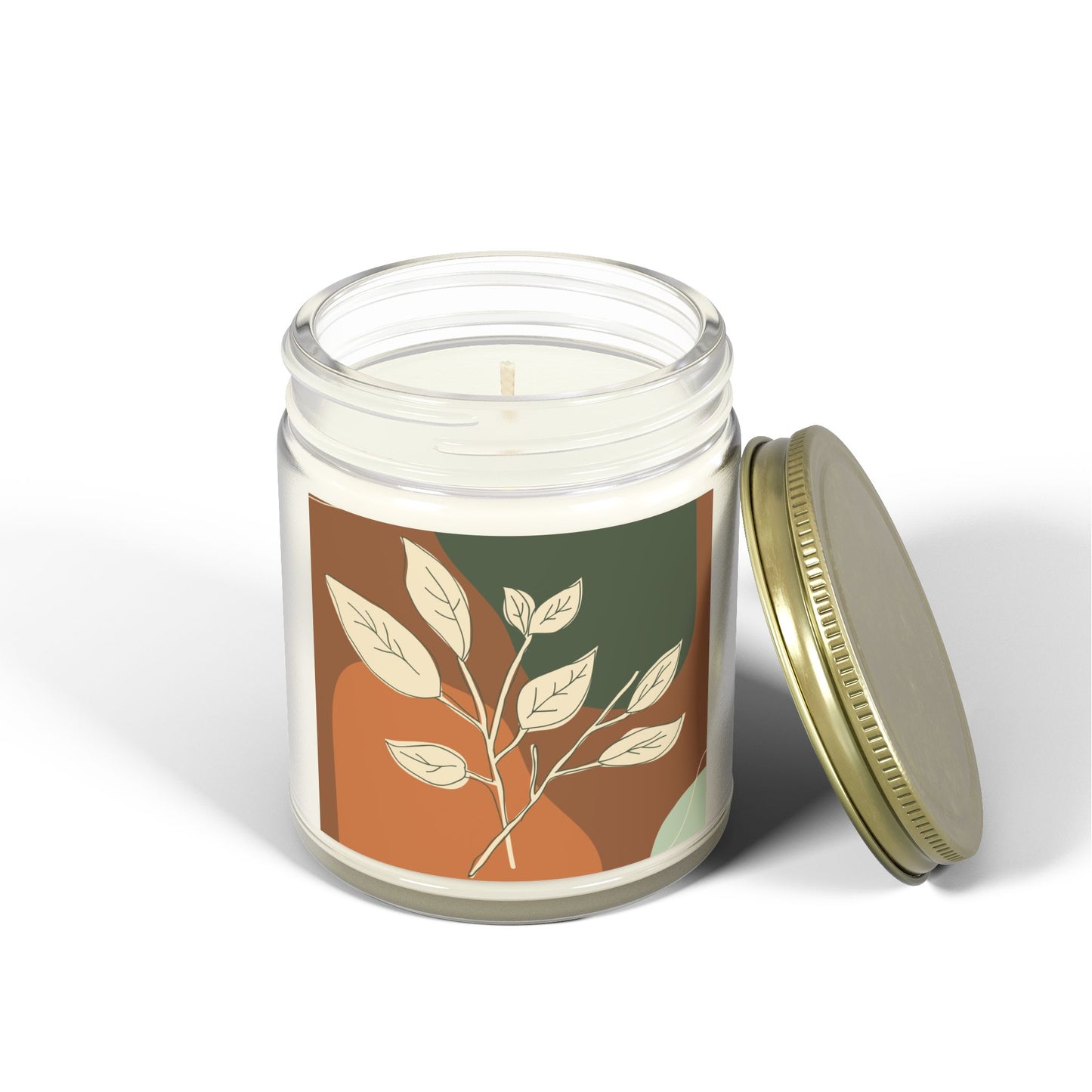Aromatherapy Candle Jar, Eco-Friendly Home Decor, Relaxing Gift, Spa Vibes, Organic Coconut Apricot Wax