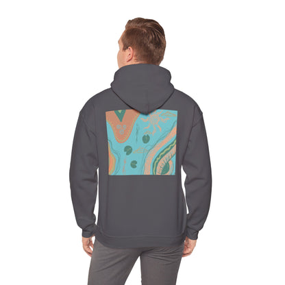 Chic Abstract Art Hoodie for Comfort & Style, Unisex Pullover, Cozy Sweatshirt, Trendy Gift for Art Lovers, Casual Outfit Must-Have