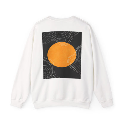 Sunset Wave Unisex Heavy Blend™ Crewneck Sweatshirt | Cozy, Relaxed, Casual Wear, Gift for Her, Gift for Him, Yoga, Meditation