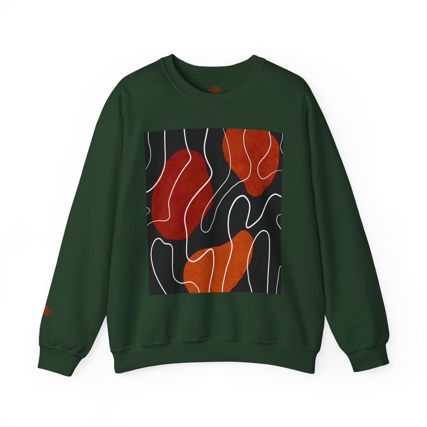 Abstract Modern Crewneck Sweatshirt, Cozy Casual Wear, Gift for Art Lovers, Stylish Layering, Perfect for Fall/Winter, Unique Graphic [...]