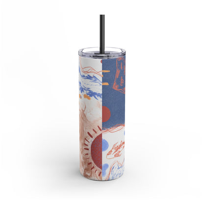 Artistic Skinny Tumbler | Unique 20oz Travel Mug | Eco-Friendly Hydration | Perfect Gift for Coffee Lovers, Art Enthusiasts, [...]