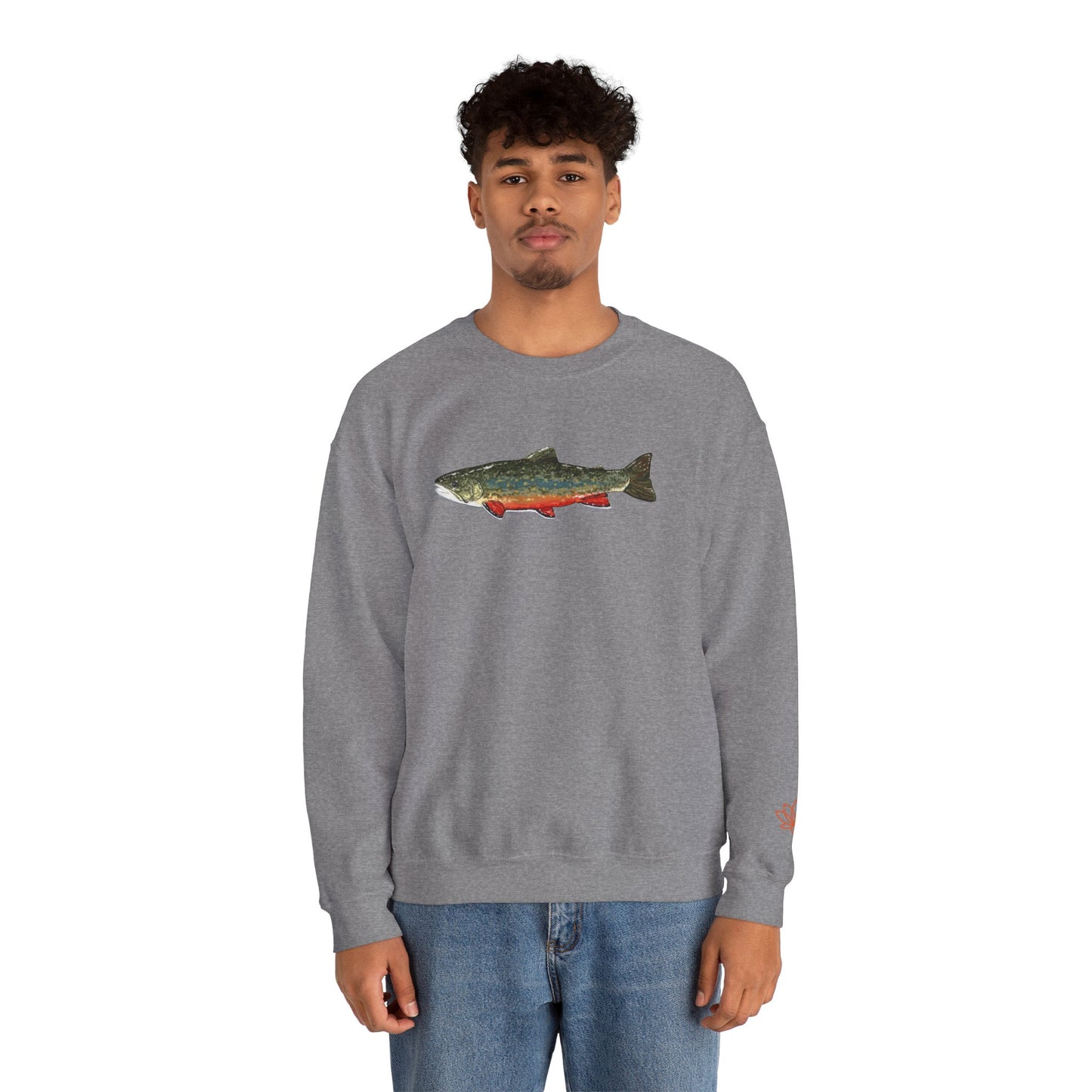 Fishing Vibes Crewneck Sweatshirt | Perfect for Outdoor Lovers, Fishing Gifts, Casual Wear, Eco-Friendly Apparel