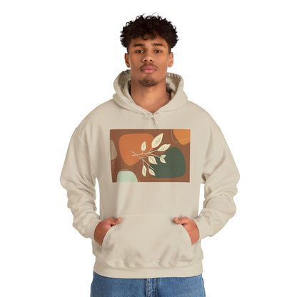 Botanical Design Unisex Hoodie, Cozy Sweatshirt for Nature Lovers, Gift for Friends, Autumn Fashion, Comfortable Casual Wear
