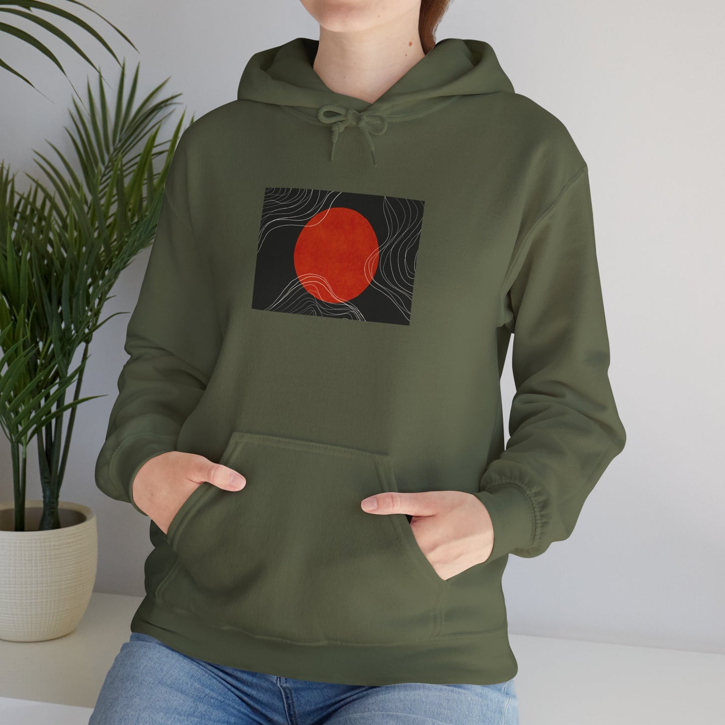 Minimalist Graphic Hoodie for Comfort, Cozy Sweatshirt for Everyday Wear, Trendy Hooded Pullover, Casual Gift for Friends