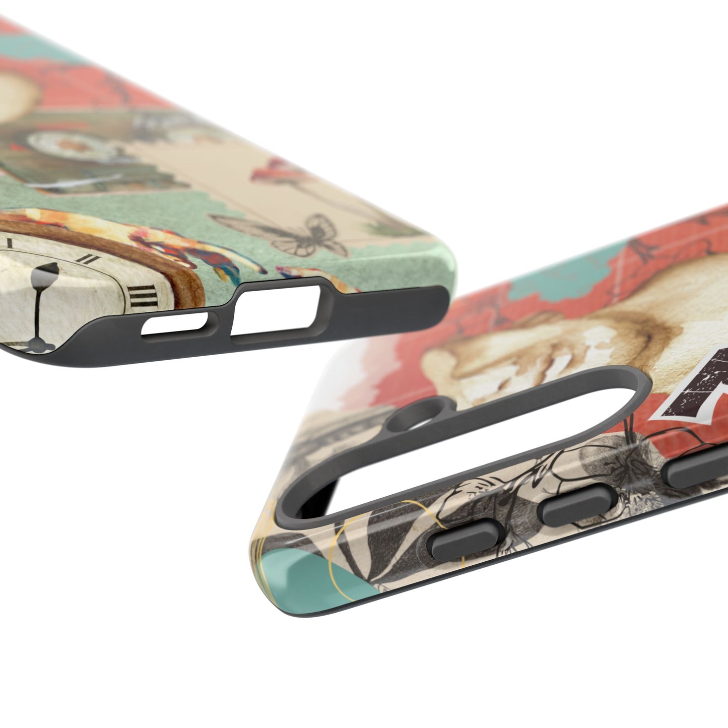 Artistic iPhone Case, Tough Cases with Vintage Design, Unique Phone Cover, Gift for Art Lovers, Protective Case for All Occasions, Vintage Collage Art