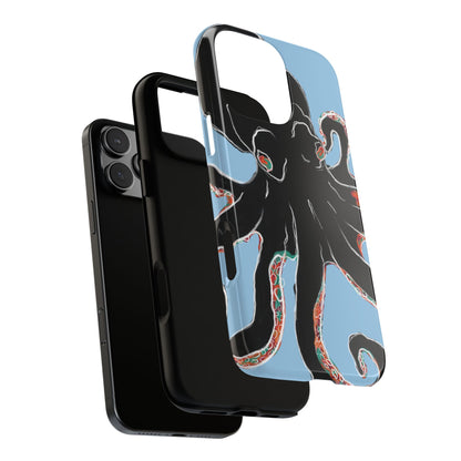 Octopus Tough Phone Case, Sea Creature Design, Ocean Lover Gift, Unique Phone Cover, Underwater Artwork
