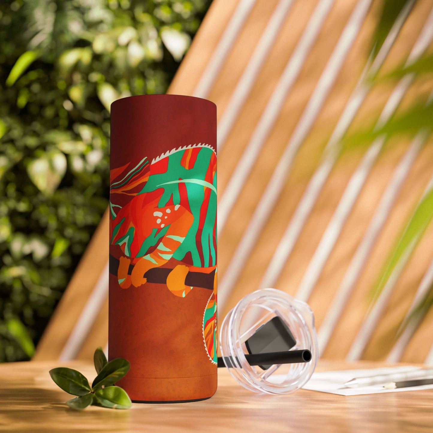 Colorful Animal Print Tumbler, 20oz, Eco-Friendly Travel Mug, Unique Gift for Wildlife Lovers, Party or Everyday Use, Stylish Drinkware
