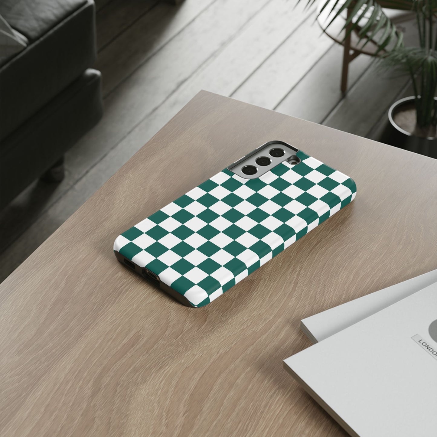 Stylish Checkered Phone Case, Protective Cover, Unique Gift, Trendy Accessory, Customizable Design, Ideal for All Ages