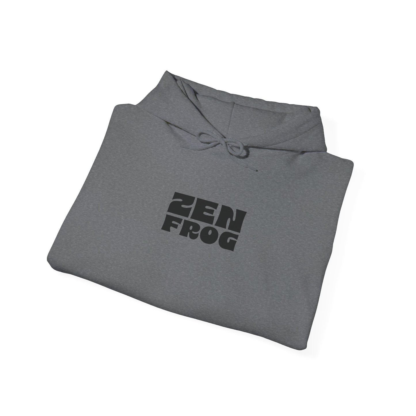 Zen Frog Octopus Unisex Heavy Blend Hooded Sweatshirt, Cozy Graphic Hoodie, Gift for Ocean Lovers, Unique Casual Wear, Relaxed Style