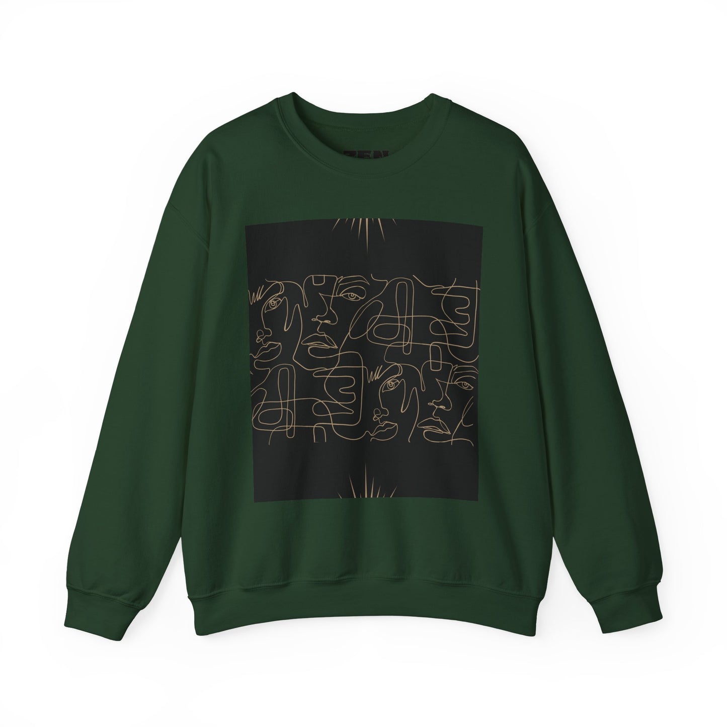 Stylish Unisex Crewneck Sweatshirt - Modern Art Design, Cozy Gift for Him/Her, Perfect for Fall, Casual Wear, Art Lovers, Abstract, Minimalist, Autumn Vibes