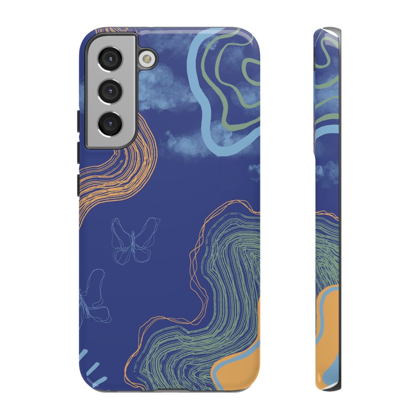 Artistic Phone Case, Abstract Phone Cover, Gift for Her, Modern Design, Boho Phone Case, Unique Phone Accessories