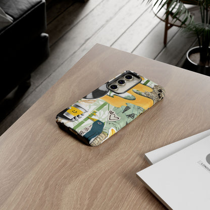 Artistic Phone Case, Unique Cell Phone Cover, Trendy Gifts for Music Lovers, Eco-Friendly Phone Accessory, Stylish Tech Gifts, Cool Cases, Unique Phone Cases