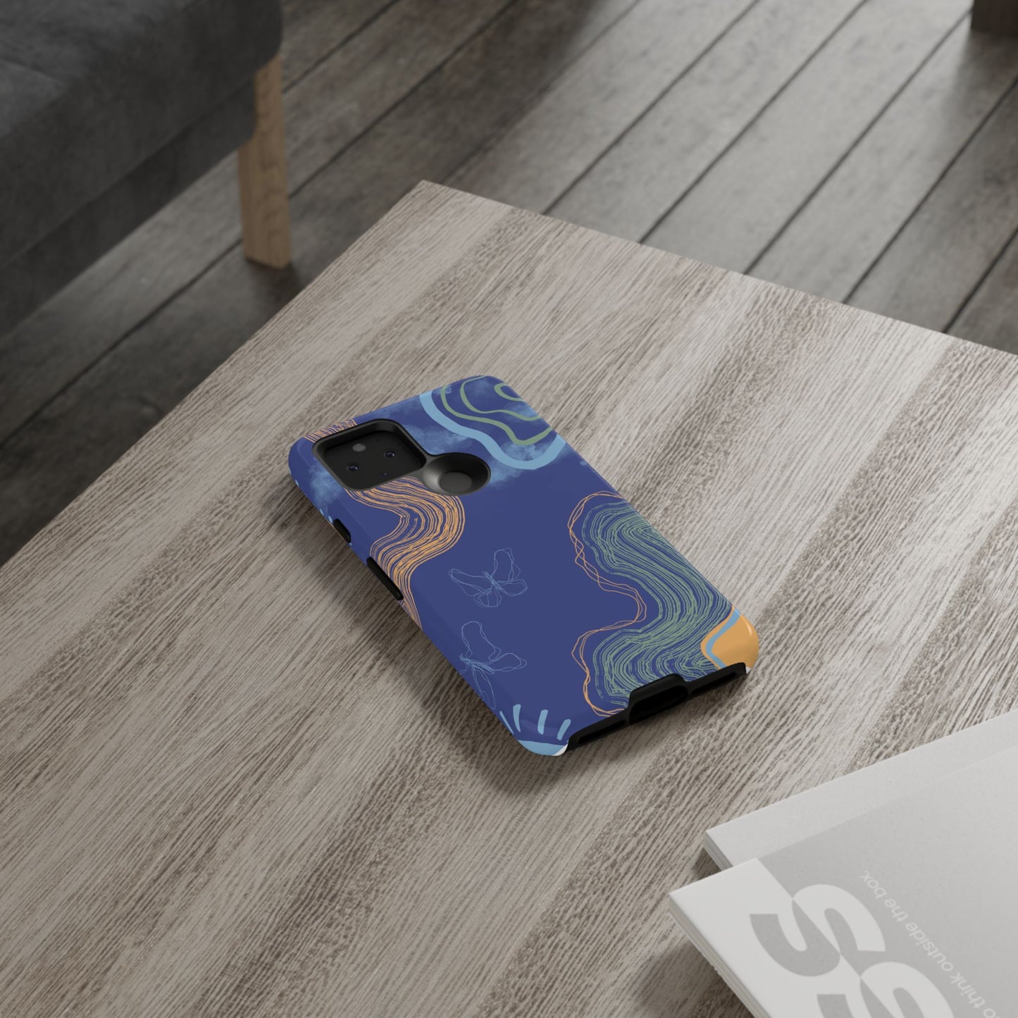Artistic Phone Case, Abstract Phone Cover, Gift for Her, Modern Design, Boho Phone Case, Unique Phone Accessories