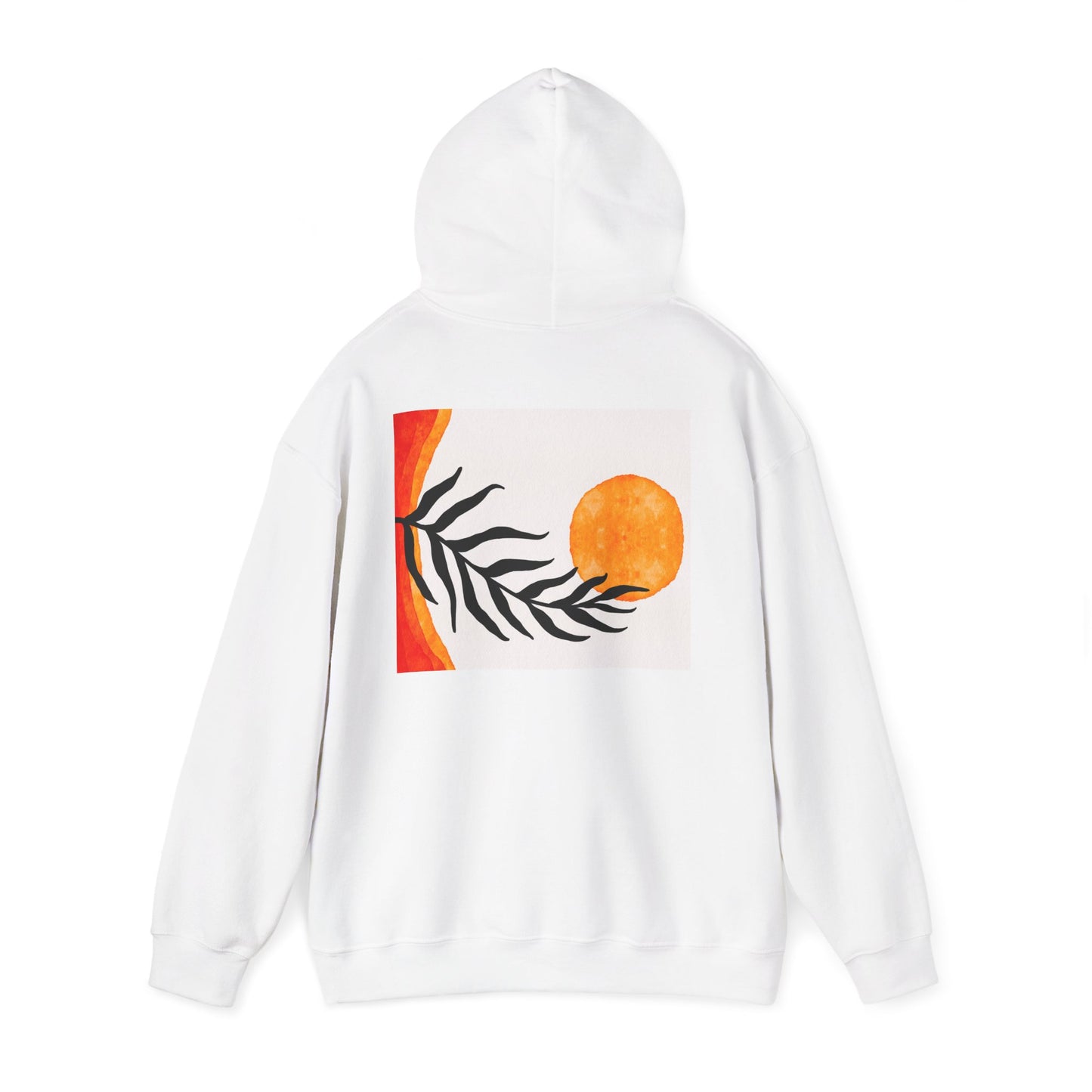 Lotus and Sunset Unisex Hoodie - Cozy Gift for Mindfulness, Meditation, or Nature Lovers, Perfect for Fall and Winter