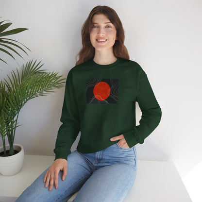 Minimalist Sunset Crewneck Sweatshirt, Cozy Unisex Sweater for Everyday Wear, Gift for Fall, Layering Essential