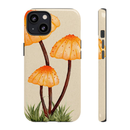 Mushroom Phone Case, Tough Cases for Nature Lovers, Unique Phone Covers, Gifts for Eco Enthusiasts, Fun Protective Cases