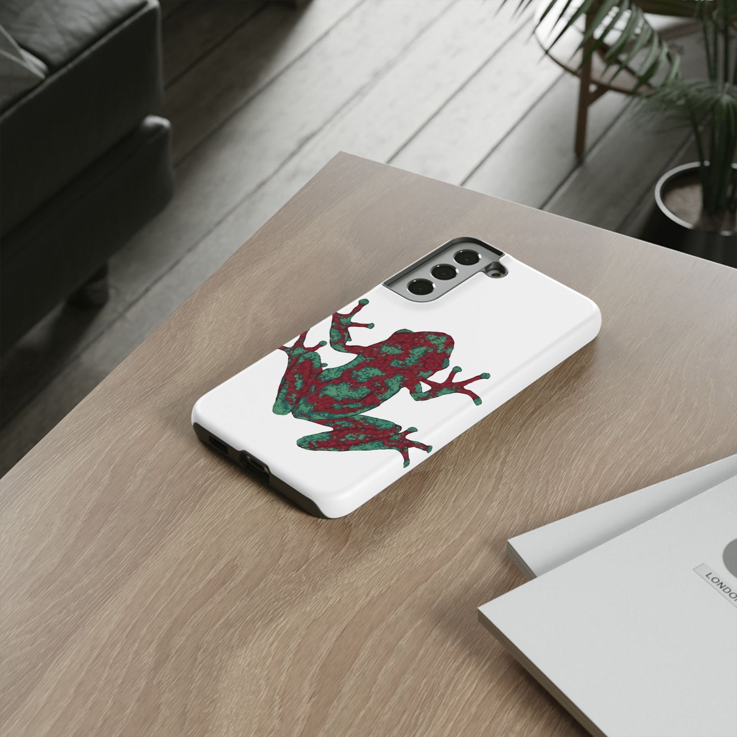 Frog Phone Case, Tough Cases, Eco-Friendly Phone Accessories, Unique Gifts for Nature Lovers, Cute Frog Design
