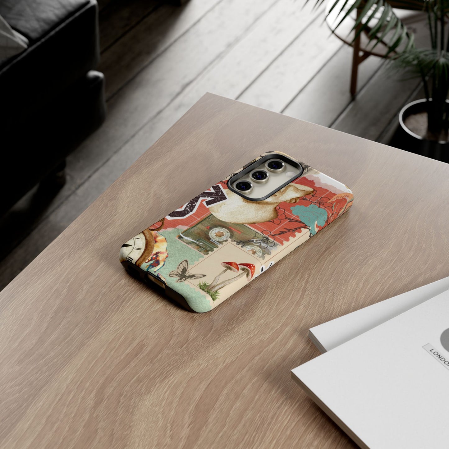 Artistic iPhone Case, Tough Cases with Vintage Design, Unique Phone Cover, Gift for Art Lovers, Protective Case for All Occasions, Vintage Collage Art
