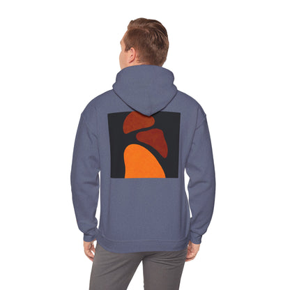 Artistic Unisex Hooded Sweatshirt - Cozy Streetwear, Casual Outfit, Perfect Gift, Fall Fashion, Graphic Hoodie