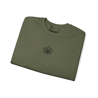 Lotus Blossom Unisex Sweatshirt - Cozy Floral Crewneck, Casual Wear, Gift for Her, Yoga Apparel, Relaxed Style, Perfect for Fall, Autumn Crewneck, Gift for Her, Gift for Him