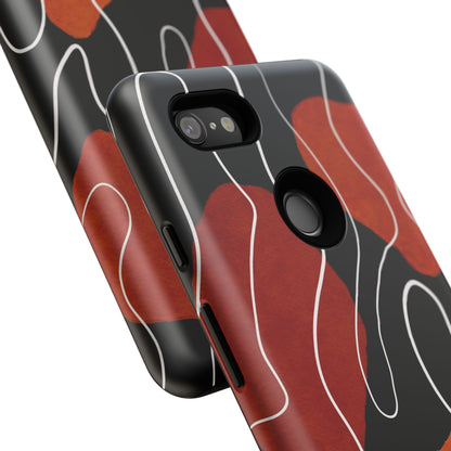 Stylish Phone Case with Abstract Design, Tough Cases for Modern Life, Trendy Phone Accessory, Unique Gift Idea, Holiday Present