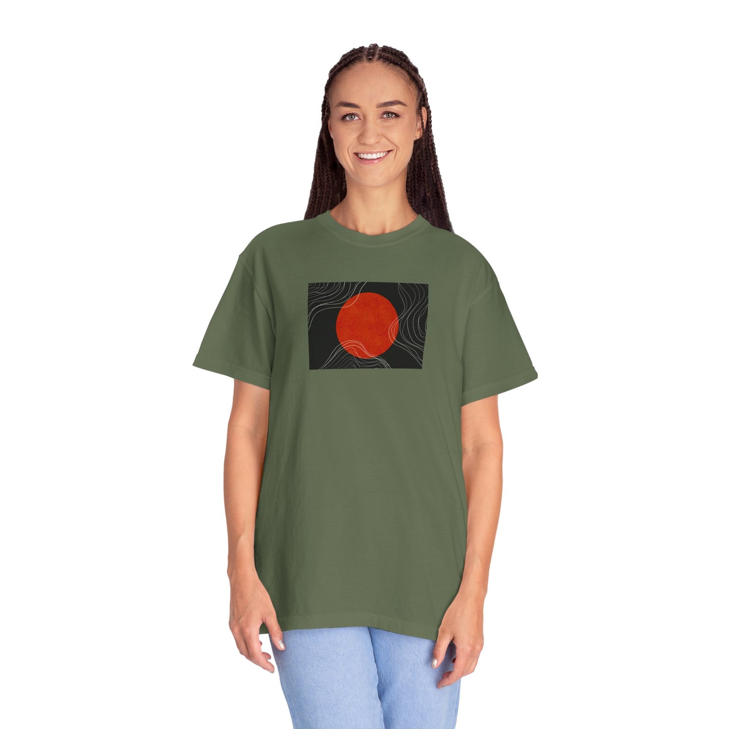 Sunset Vibes Unisex T-Shirt, Casual Summer Tee, Bohemian Shirt, Gift for Art Lovers, Men's and Women's Fashion