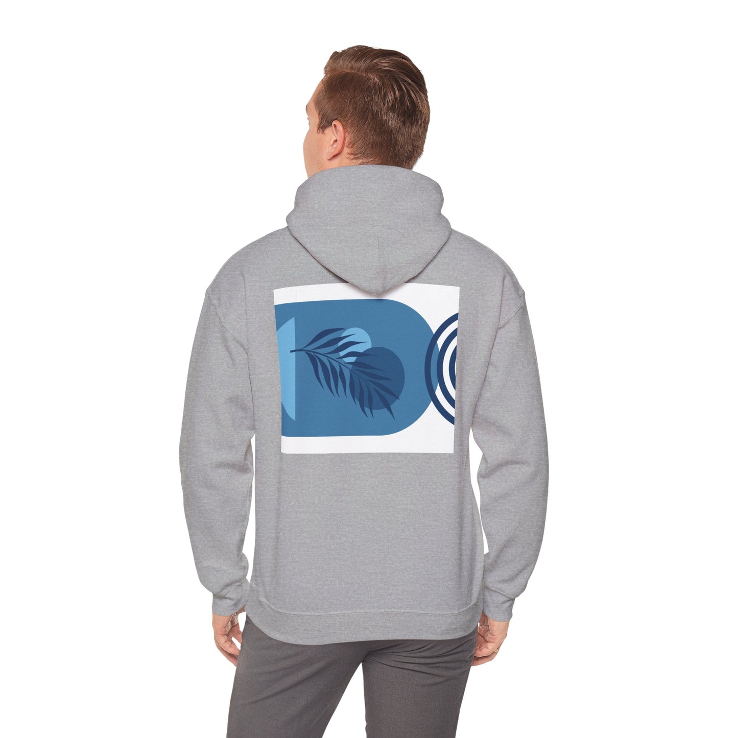 Unisex Heavy Blend™ Hooded Sweatshirt, Boho Modern, Minimalist, Geometric Crewneck, Abstract Hoodie, Gift for Her, Gift for Him
