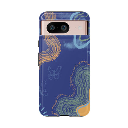 Artistic Phone Case, Abstract Phone Cover, Gift for Her, Modern Design, Boho Phone Case, Unique Phone Accessories